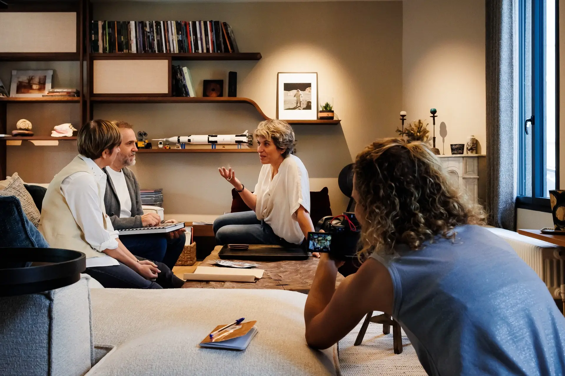 Cécile-en-tournage-vidéo